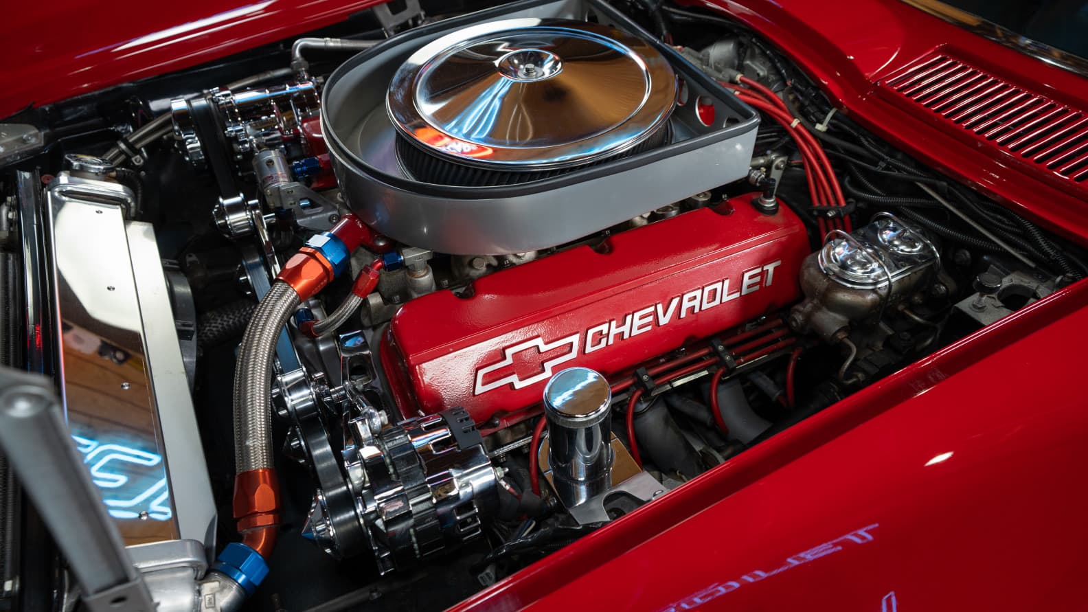 1967 Chevrolet Corvette ZZ502 hood and Sting Ray badging