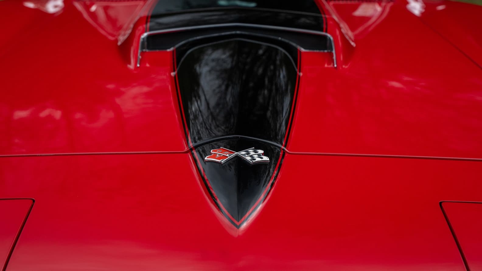 1967 Chevrolet Corvette ZZ502 Corvette Sting Ray rear badge