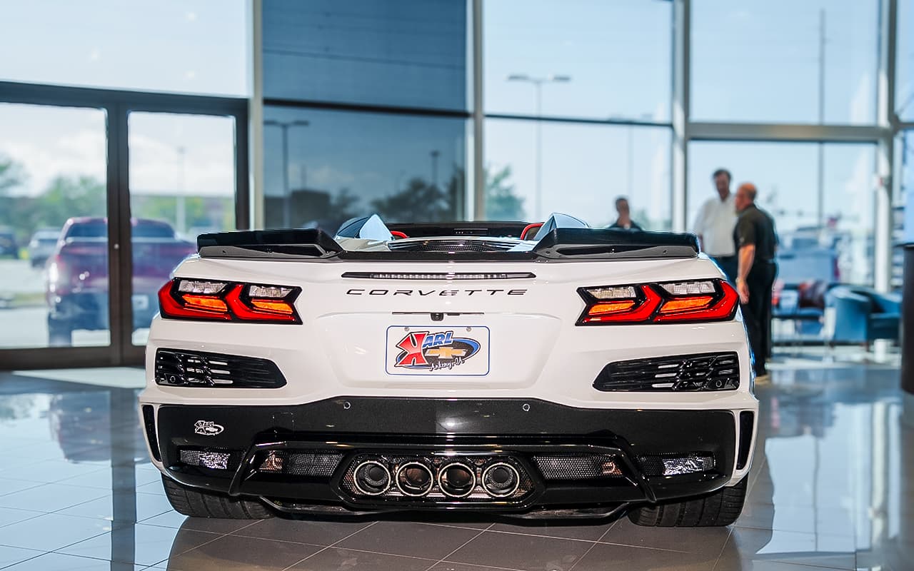 2025 Z06 Corvette Convertible Side View