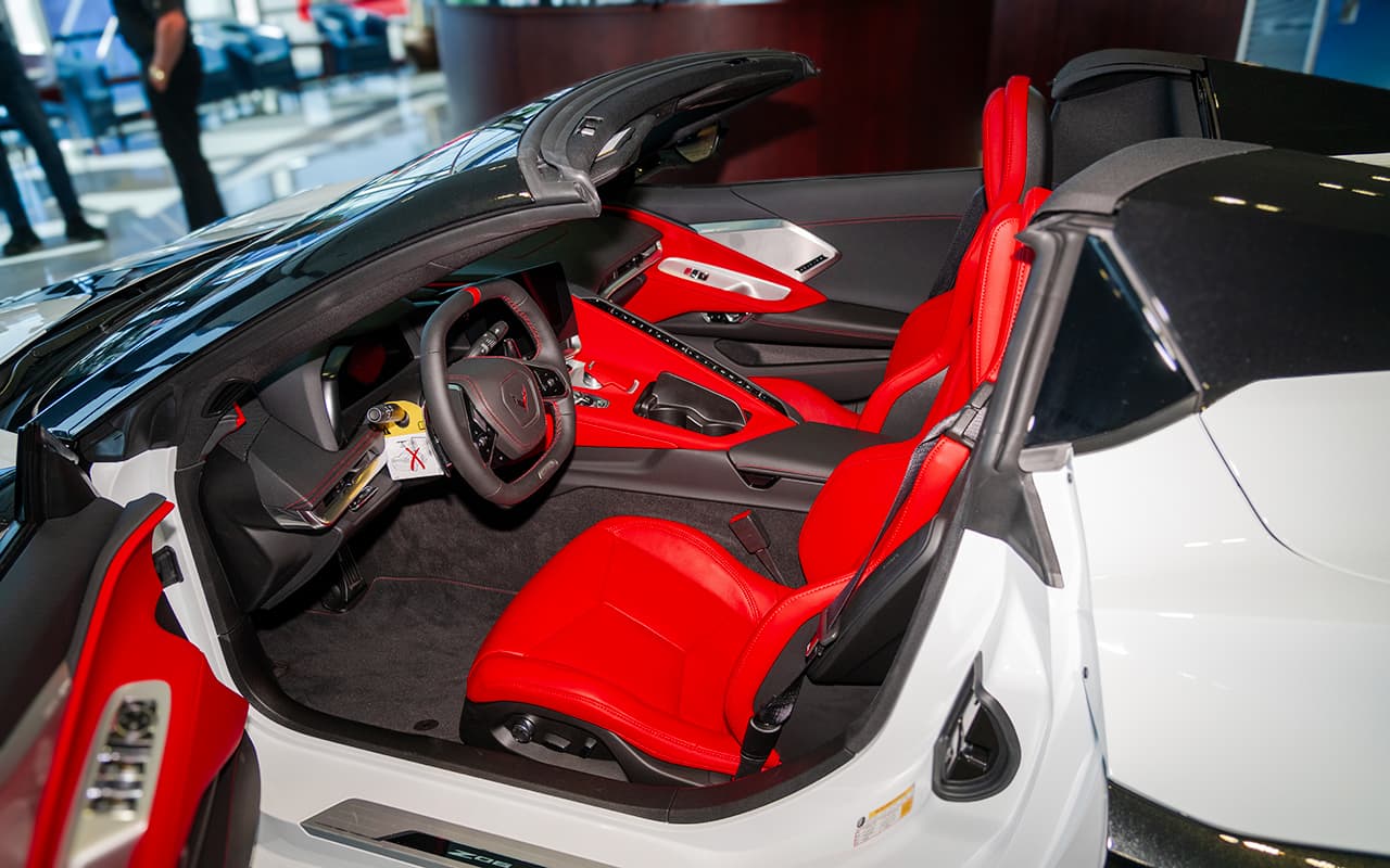 2025 Z06 Corvette Convertible Interior