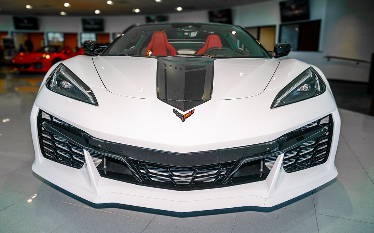 2025 Z06 Corvette Convertible Rear View